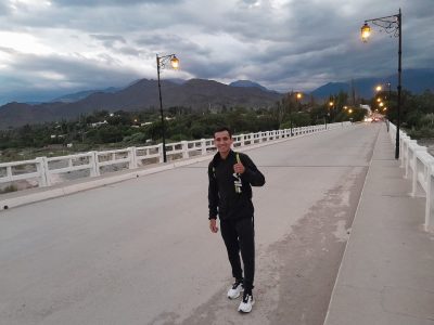 Agustín Da Silva en Cachi, Salta